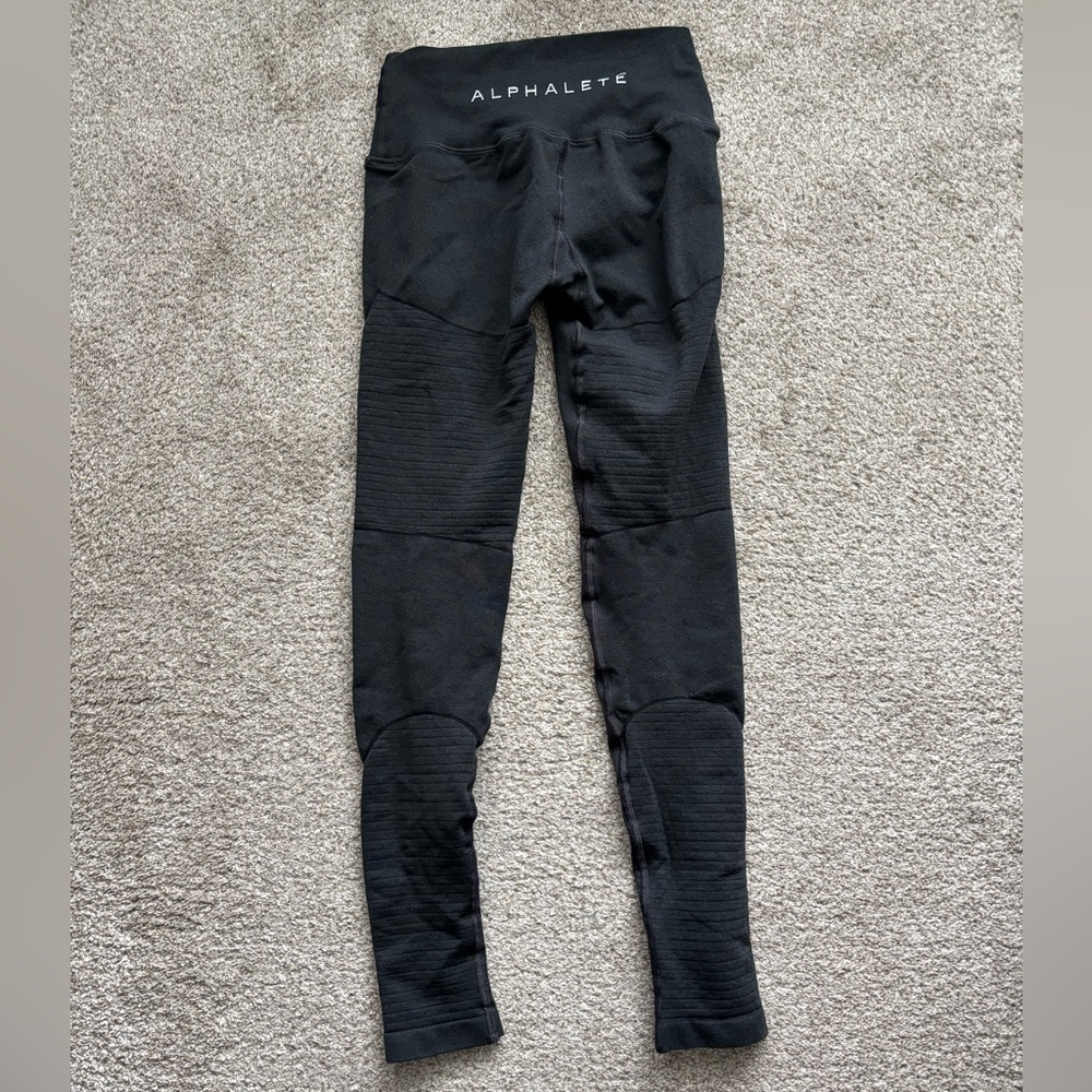 Black Alphalete OG Revival Leggings